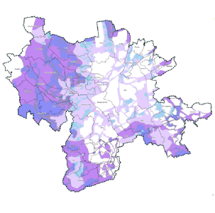 Interpreted map of the dark network Dark network map of Metz